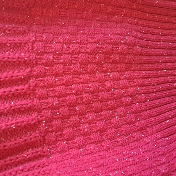 Cat & Jack boys size 2T red speckled sweater w toggle closures - Picture 4 of 5